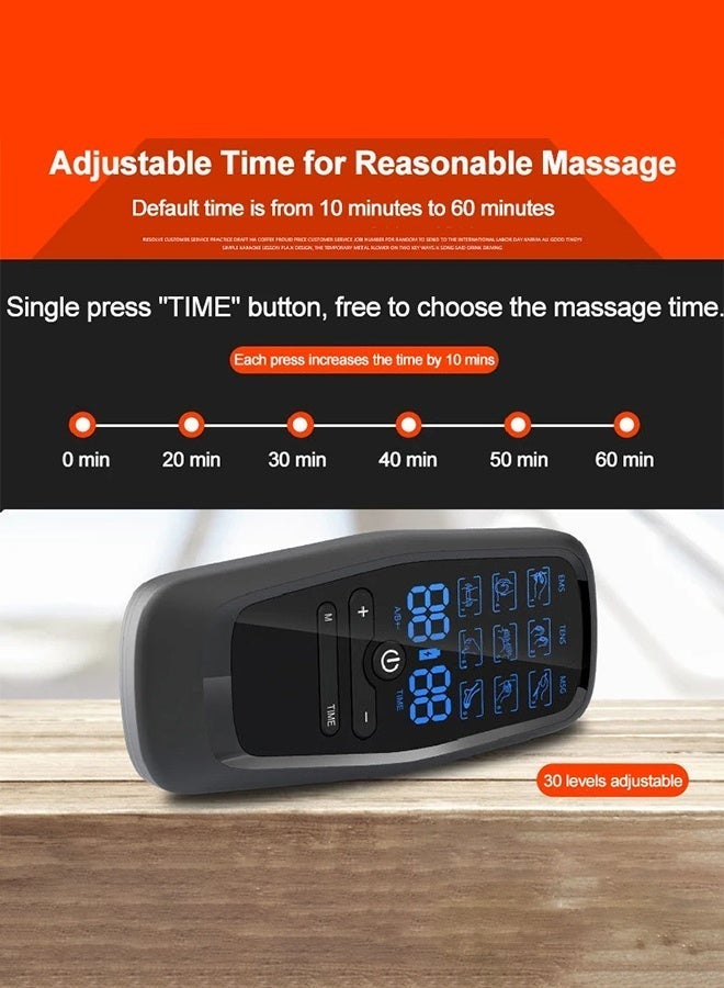 Bukela TENS Low Frequency Pulser Physiotherapy Device abs stimulator - EMS Muscle Stimulator + Back Pain Relief and Management (Includes Electrode Pads) - Image 3